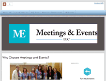 Tablet Screenshot of meetingsandevents.com